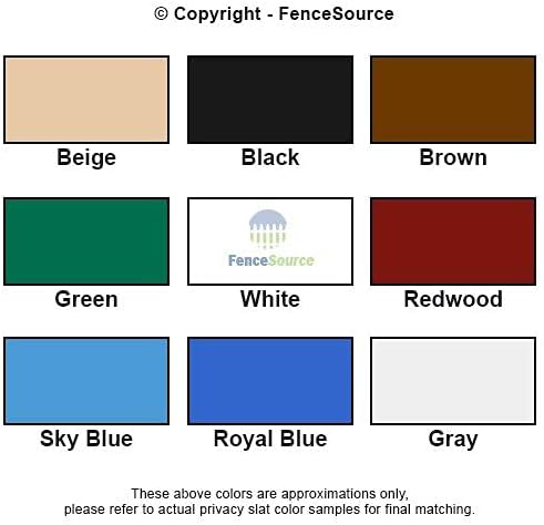 Brown Wave Slat (9 Colors Available) Single Wall Bottom Locking Privacy Slat for a 6 ft high Chain Link Fence (Slat Length 68.5", Brown)