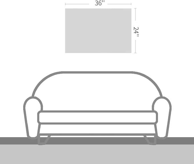 Ocean Wall Art Sea Life Wall Decor Costal Watercolor Seahorse Painting Blue Sea Animal Pictures Starfish Canvas Artwork for Bathroom Bedroom Home Decoration 36x24Inch