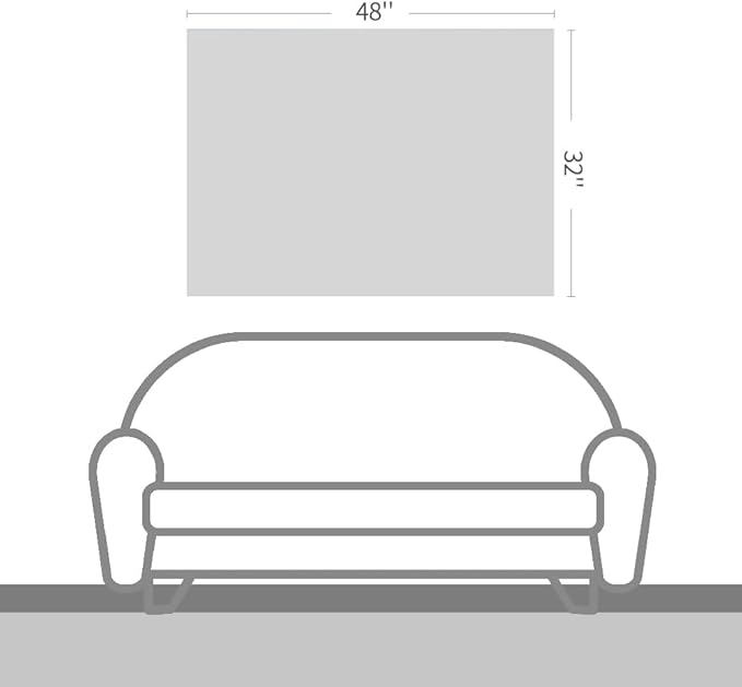 Blue Octopus Canvas Wall Art by Edward Selkirk Coastal Wall Decor Nautical Ocean Animal Watercolor Marine life Sea Picture Framed Large Size Artwork for Living Room Bedroom Home Decoration 48x32 Inch