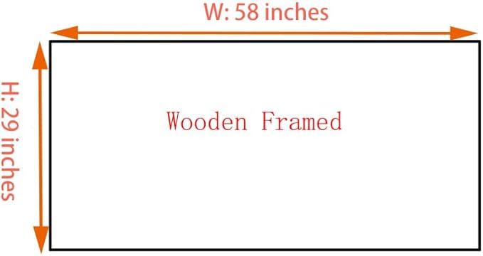 Ardemy Nature Mountain Canvas Wall Art for Living Room Extra Large Ridge Painting Wall Decor, Landscape Picture Wall Decor Bedroom Panoramic Creek Scenery Artwork Art for Home Office 58"x29"