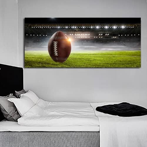 CHENOIL Football Sport Canvas wall Art Paintings Pictures Print Artwork for Home Office Kids Boys Room Decor-20 x40
