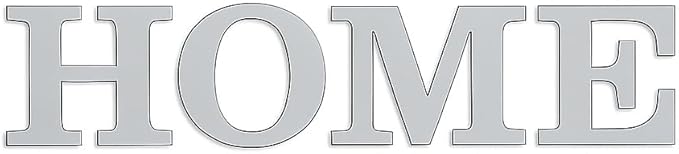 BugyBagy Acrylic Wall Mirror Collection – Silver Plexiglass Decorative Mirrors – Modern Peel-and-Stick Shatter-Resistant Wall Décor for Nursery, Bedroom & Living Room (1, Home)