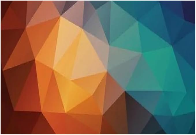 Colorblock Geometry Large Wall Stickers Mural, Color Art Removable Wallpaper 3D Murals for Children's Room Dining Bedroom Living Wall Decoration,Peel and Stick,157.5" W x110.3 H