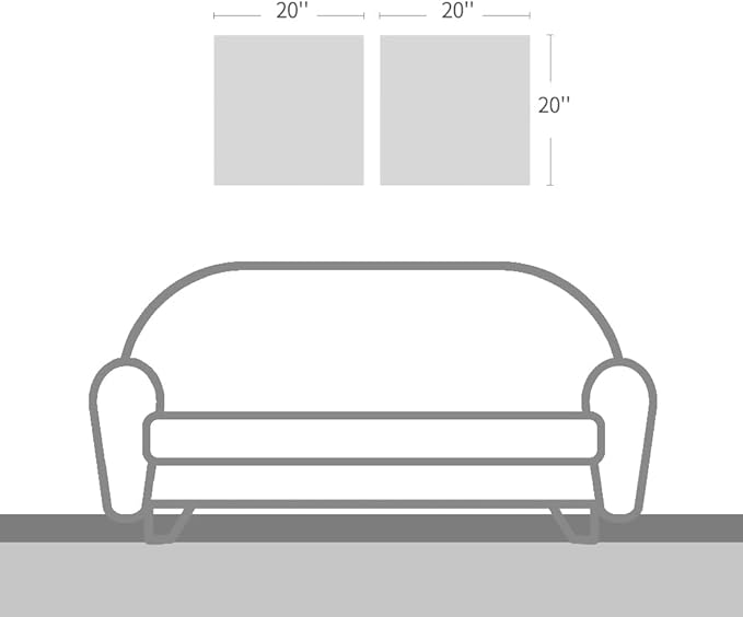 JAPO ART White Coral Wall Art Beach Bathroom Decor Sea Shell Pictures Coastal Wall Decor Sea Fan Nautical Painting Ocean wall art for Livingroom Bedroom Home Walls 20x20Inchx2pcs