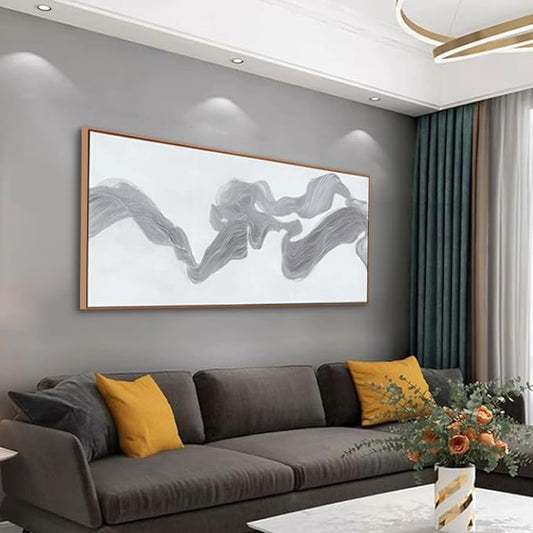 Abstract Wall Art Decor Large Wall Art for Living Room Abstrcat Canvas Art Wall Decor Modern Framed Wall Art Prints Abstrcat Art Artwork for Walls Decorations Bedroom Office Decor 29" X 58"