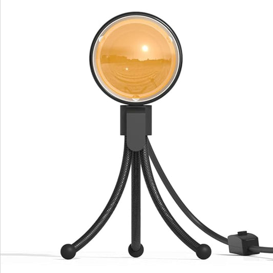 Sunset Lamp, LED Sunset Projection Lamp 16 Color Rainbow Mood Light Romantic Visual Projector with Tripod USB Lights for Living Room Home Decor Christmas Gift