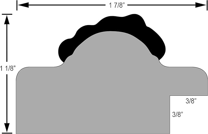 OVALCREST Oval Beveled Wall Mirror for Home Decor - Florence Style - Silver Spray - 28" x 24"