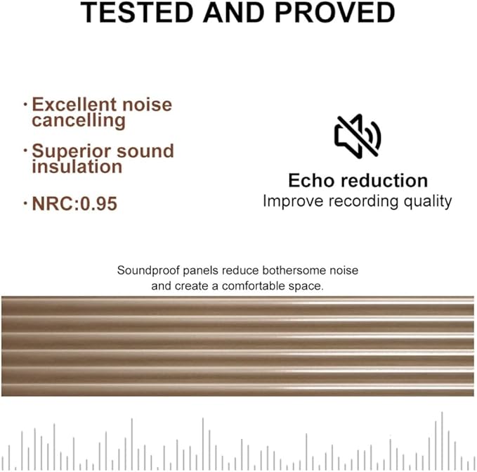 4PCS 3D Acoustic Slat Wall Panels Circle Design Fluted Textured Panel for Interior Wall Decor 118"x6" (Graphite)