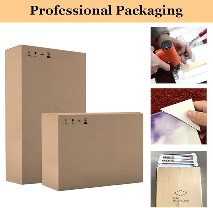 Pacimo 3 Piece Venice Night View Giclee Canvas Prints Wall Art Italy Venice Grand Canal at Night Picture Painting Print on Canvas Poster Modern Artwork Stretch and Framed Ready to Hang - 20"x28"x3