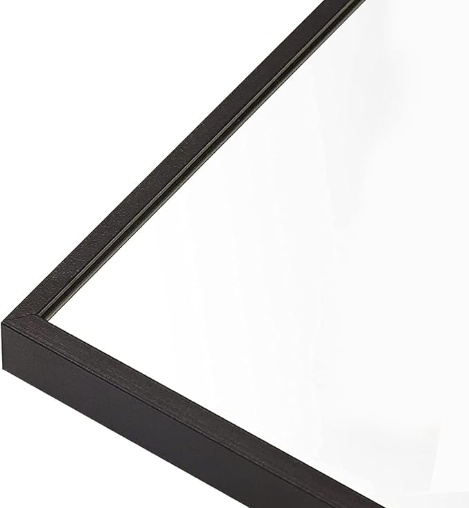 Koonmi Black Mirrors for Wall, 36x60 Inch Bathroom Mirror, Rectangular Wall Mirror for Living Room Bedroom Bathroom, Hangs Horizontally or Vertically