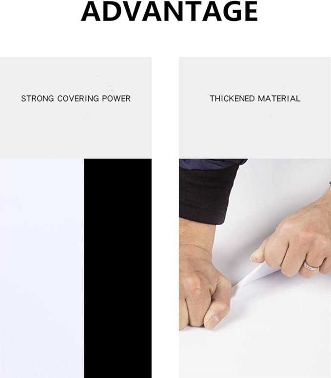 17.51inx118in White Wallpaper Peel and Stick Removable Self Adhesive White Contact Paper for Cabinets Bedroom Bathroom Wall Covering Matte Textured Waterproof DIY Decorative