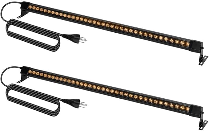 72W Outdoor Wall Washer Light, 4FT 2700K Warm White LED Wall Washer Lights, 120V IP67 Waterproof LED Light Bar for Outdoor, Plug-in (2 Pack)