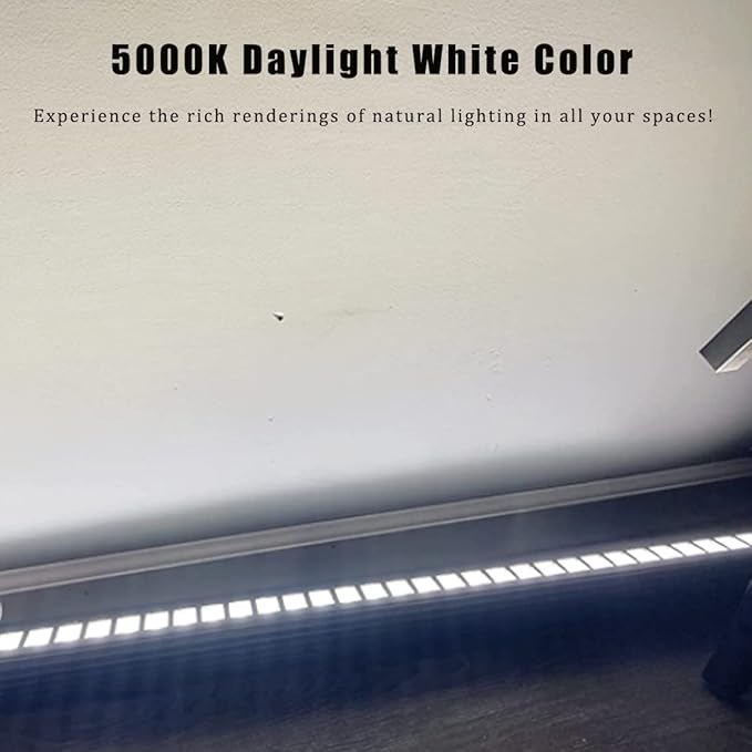 10x60' New Upgraded Wall Washer LED Lights, 144W RGB + 5000K Daylight Wall Wash Lighting, Color Changing, Dimmable, IP65 Waterproof, 3.2ft/40,120V Outdoor/Indoor Stage Light Bar
