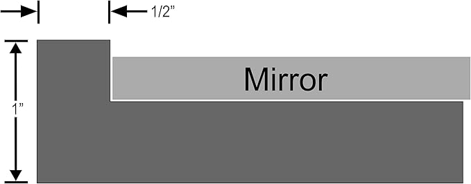 OVALCREST - Oval Wooden Beveled Wall Mirror for Home Decor, Bathroom, Vanity, Bedroom, Living Room, Hallway - London Style (Matte Black) 25.1 x 21.1