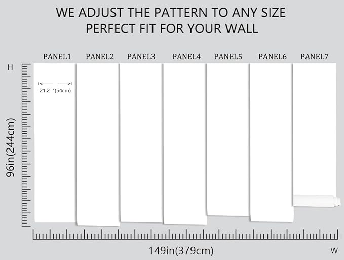 Large Banana Leaf Wallpaper on Gray Background, Art Wall murals for Bedroom, Living Room, Bathroom(Non-self-Adhesive)