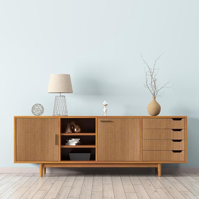 Arthome Peel and Stick Wallpaper - Brown Wood Contact Paper - Wallpaper - Self-Adhesive, Removable, and Waterproof for Cabinet Countertops Funiture (17" x393")