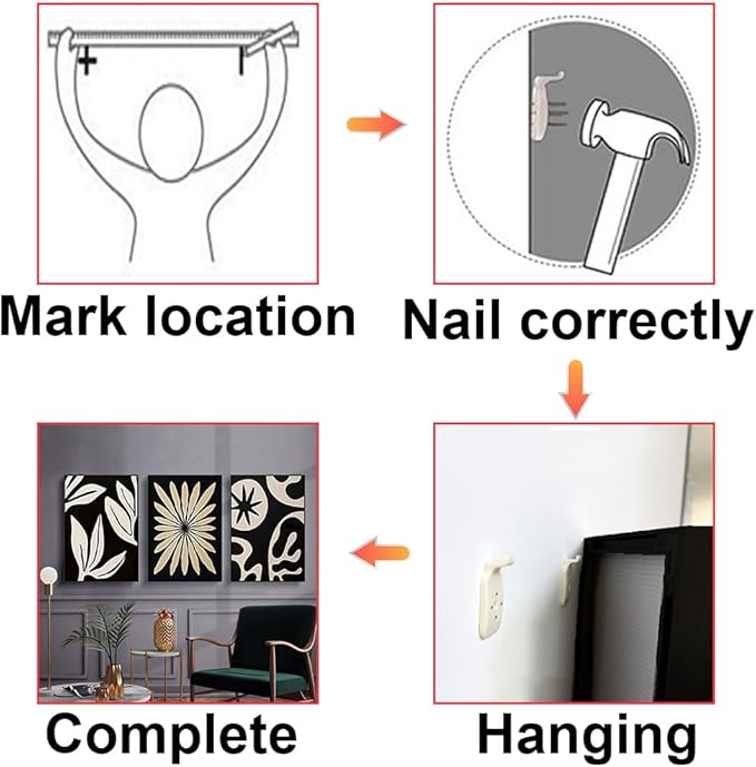 ARTFEB Large Framed Wall Art Set, Black and White Canvas Art Wall Decor, Abstract Nature Wall Pictures Prints, Modern Paintings Wall Art for Living Room, Bedroom