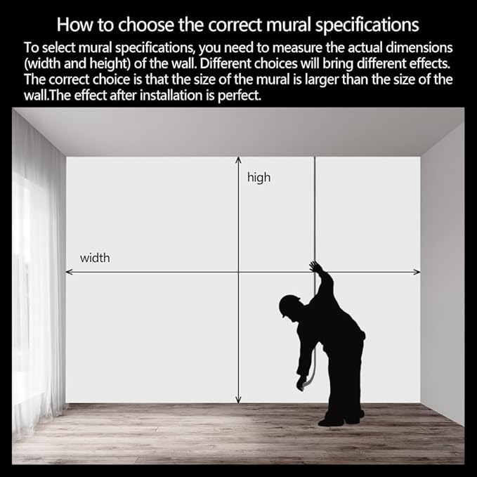 Blue Sky Sea Wall Murals, Coconut Trees Mural Wallpaper, Green Mountains Wall Decor, White Clouds Mural for Bedroom, Island Scenery Wallpaper for Living Room 137"（W） x 102"（H）