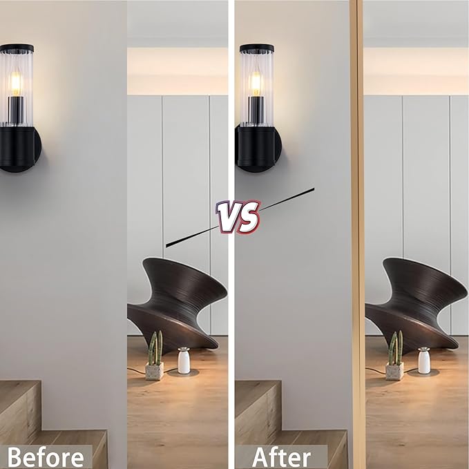 Aluminum Corner Guards, Peel and Stick L-Shaped Molding Trim for Wall Table Door Frame Protection and Decoration (Matte Gold, 3Pcs x 4.26ft x 0.8in)