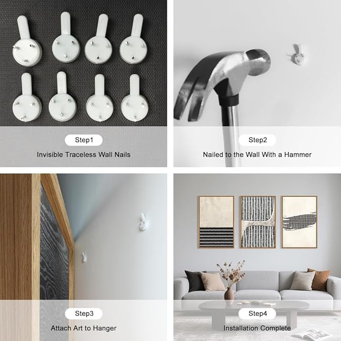 Large Abstract Black and Beige Framed Canvas Wall Art,Minimalist Dots Lines Wall Decor,Modern Geometric Shapes Artwork,Cozy Neutral Art Print for Living Room,Bedroom,Office,Home-24"x36"x3