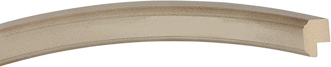 OVALCREST Oval Beveled Wall Mirror for Home Decor - Toronto Style - Taupe - 22" x 18"