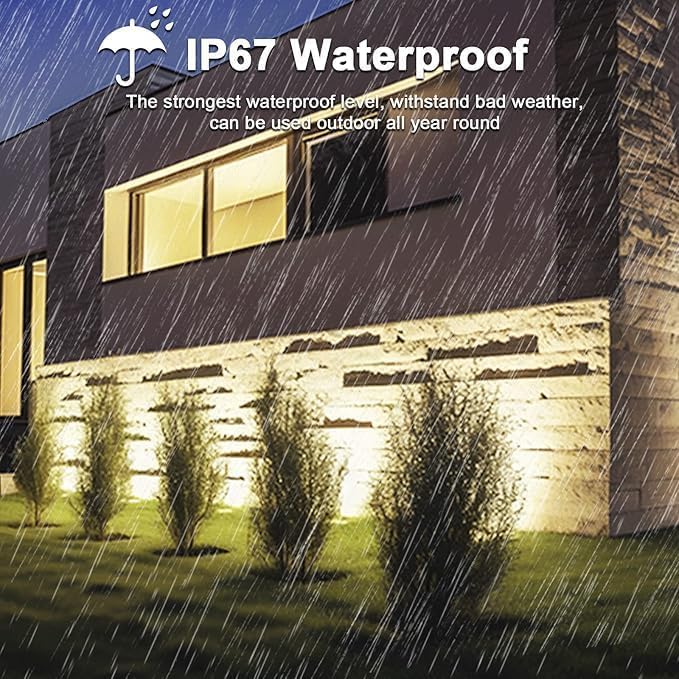 72W LED Wall Washer Light Bar, 3.2FT 4000K Neutral White Outdoor Wall Washer Lights, 120V Waterproof IP67 LED Light Bar for Outdoor (2 Pack)