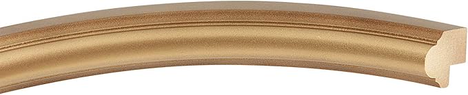 OVALCREST Oval Beveled Wall Mirror for Home Decor - Saratoga Style - Desert Gold - 18x22 Outside Dimensions