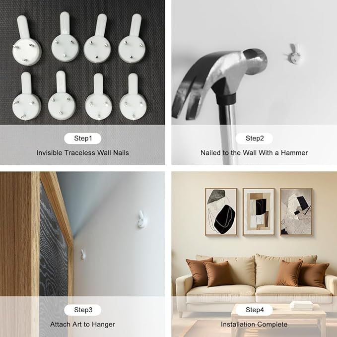 Abstract Modern Geometric Framed Canvas Wall Art Set,Neutral Tone Beige Black Brown Wall Decor,Minimalist Textured Line Shape Artwork for Living Room, Bedroom,Farmhouse-16 x24 x3