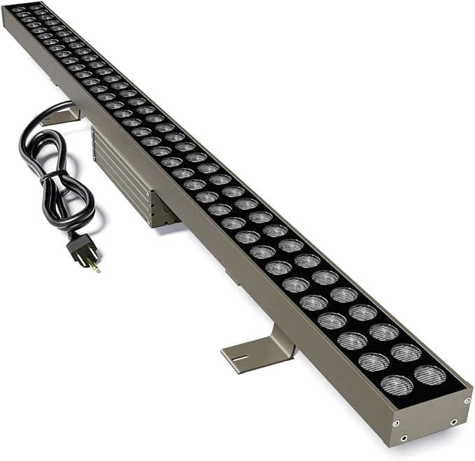 72W LED Wall Washer Light Bar, 9500LM Super Bright, IP67 Waterproof Outdoor Lighting for Landscape, Yard, Garden (40in, 6000K Daylight)
