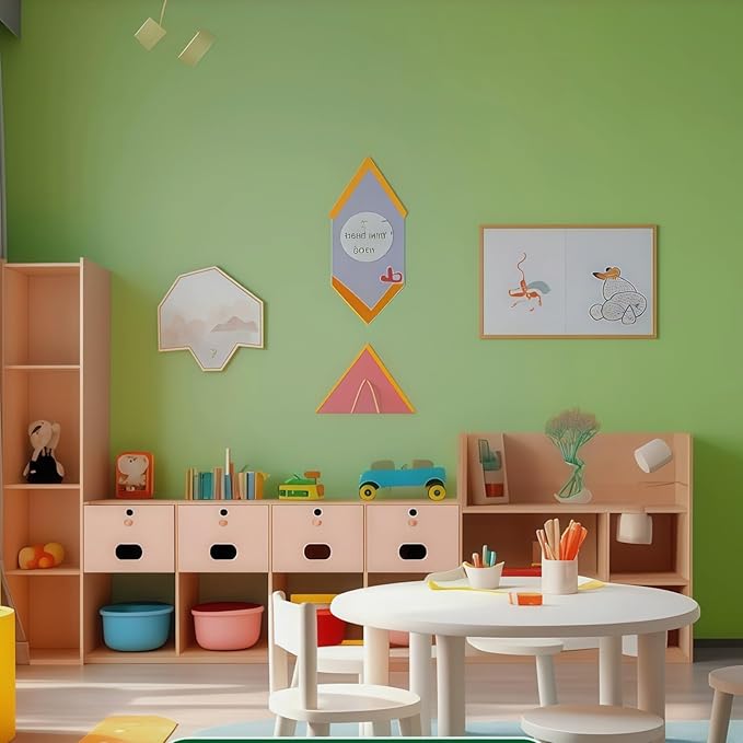 17.51inx118in Green Wallpaper Peel and Stick Wallpaper Removable Self Adhesive Modern Green Contact Paper for Cabinets Bedroom Bathroom Vinyl Wrap Matte Textured Waterproof Wall Paper DIY Decorative