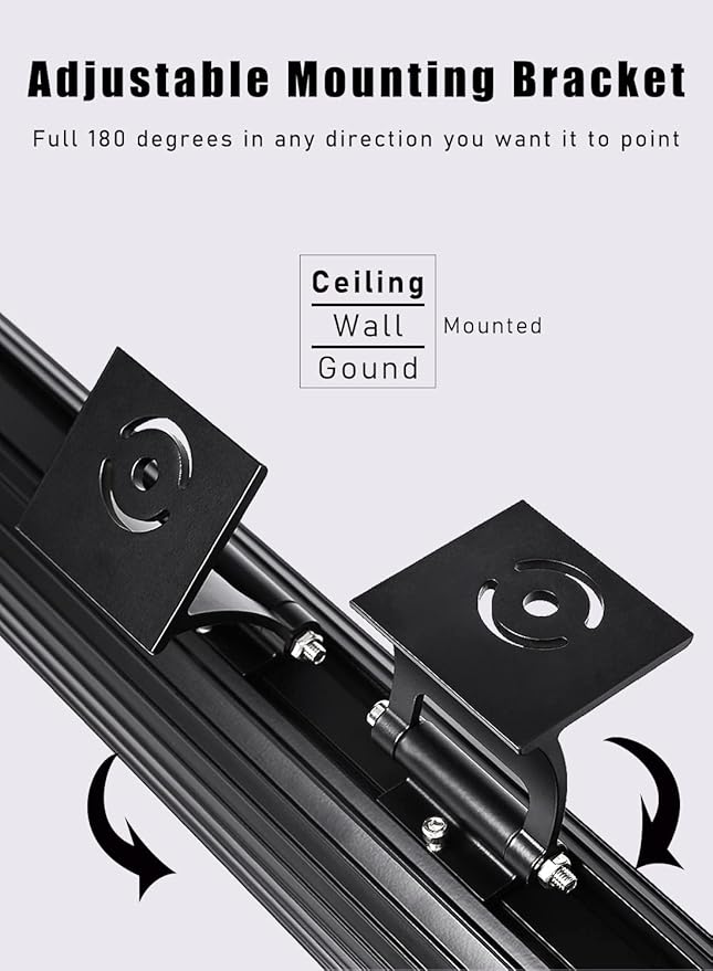 New Upgraded Wall Washer LED Lights with 10x60°, 108W, Linkable, Dimmable &Timing&11 Mode RGBW Color Changing Wall Wash Lighting with RF Remote and Switch Control, 3.2ft/40 120V Light Bar