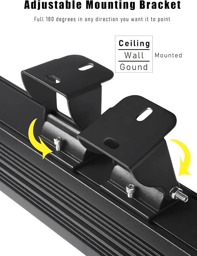 10x60' New Upgraded Wall Washer LED Lights, 72W 5000K Daylight Wall Wash Lighting, Linkable 120V LED Light Bar, IP65 Waterproof, 3.2ft/40 Outdoor/Indoor Stage Lighting Bar