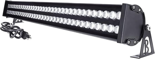 72W LED Wall Washer Lights 3.2ft/40 120V IP65 Waterproof Linear LED Light Bar Warm White 3000K Walls Trees Billboards Building Decorations Outdoor/Indoor LED Lamp with Plug in