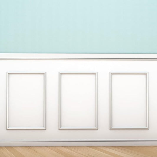 COUKIU Pre-Cut 3 Set Peel and Stick Wall Molding Trim Kit, 16" x20" Premade Wainscoting Panels, Self Adhesive Moulding Panel for Interior Walls Picture Frame