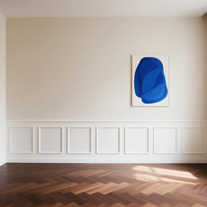 NeatiEase 8 Set Peel and Stick Wall Molding Trim Kit, 20" x20" Premade Wainscoting Panels, Self Adhesive Moulding Panel for Interior Walls Picture Frame