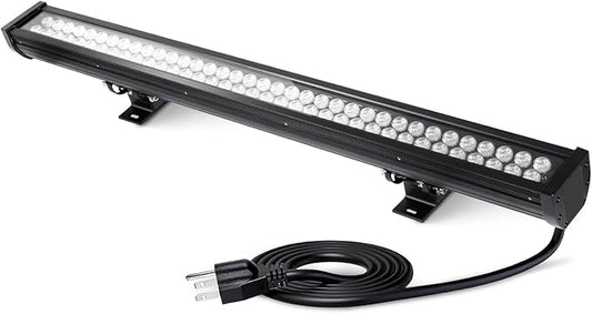72W 7920LM Super Bright LED Wall Washer Light Bar, 6000K Daylight White, IP67 Waterproof Heavy-Duty Outdoor Wall Washer Lights for Building, Landscape, Yard, Church Lighting (40 Inch, 120V)
