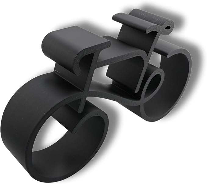 Bicycle & Cyclist Sculpture – Minimalist Decorative Accent for Cycling Enthusiasts & Modern Home Decor | Collectible Design (Urban Cruiser Matte Black)