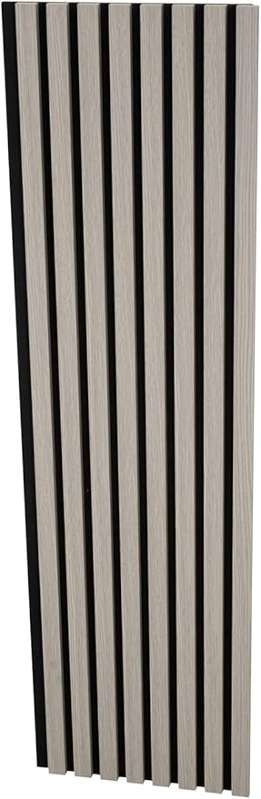 94" x 12.6" 3D Acoustic Slat Wood Wall Panels | Modern Sound-Dampening & Eco-Friendly Design (2-Piece Set)