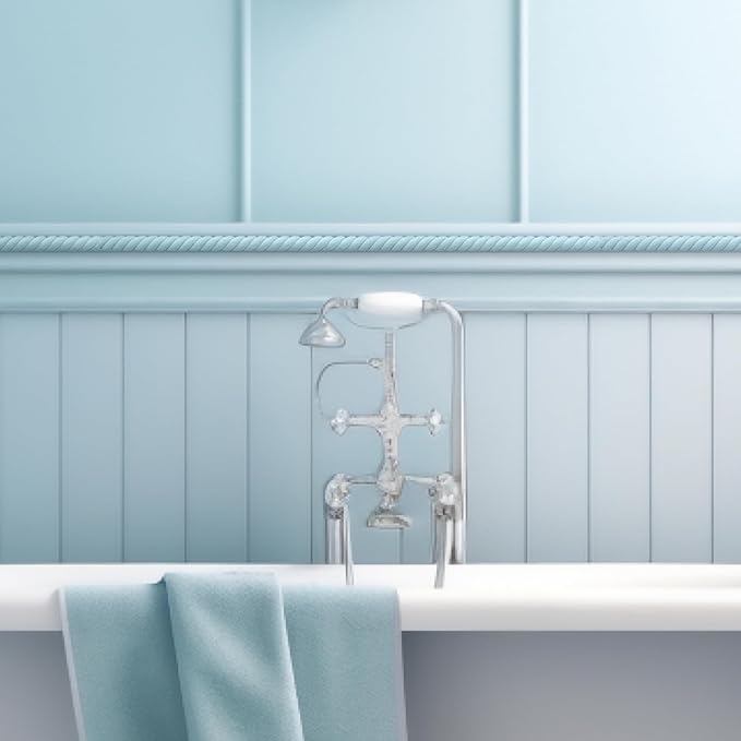 Nuanchu 12 Pcs Unfinished 3D Decorative Wood Trim Molding 15.75inch Decorative Wood Molding Cute DIY Trim for Home Wall Cabinet Shelf Window Door(Twist,18mm)