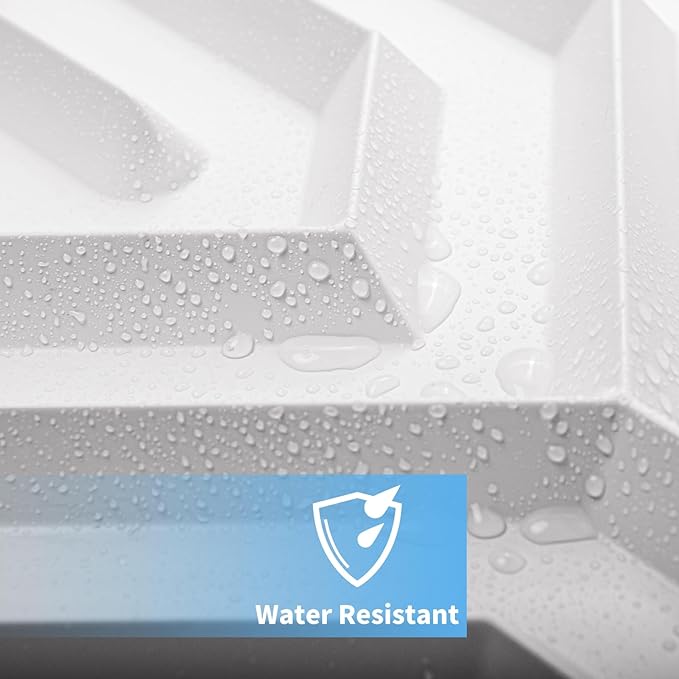 Art3d Decorative 3D Wall Panel, 32 Sq.FT PVC Interior Wall Decor for Living Room, Bedroom, Lobby, Office, Shopping Mall, White