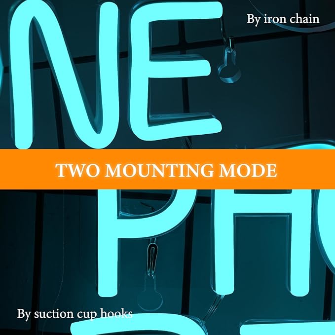 Looklight Phone Repair Neon Sign Arrow Neon Lights for Wall Decor Blue Orange Led Lights for Mobile Phone Repair Shop Business Cellphone Repair Shop Decorations