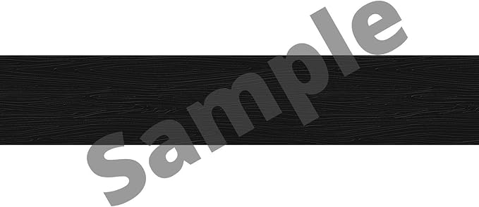 Luxury Vinyl Flooring Tiles by Lucida USA | Peel and Stick Floor Tile for DIY Installation | Sample Wood-Look Plank | Nero | Black | Basecore | 6 inch x 12 inch