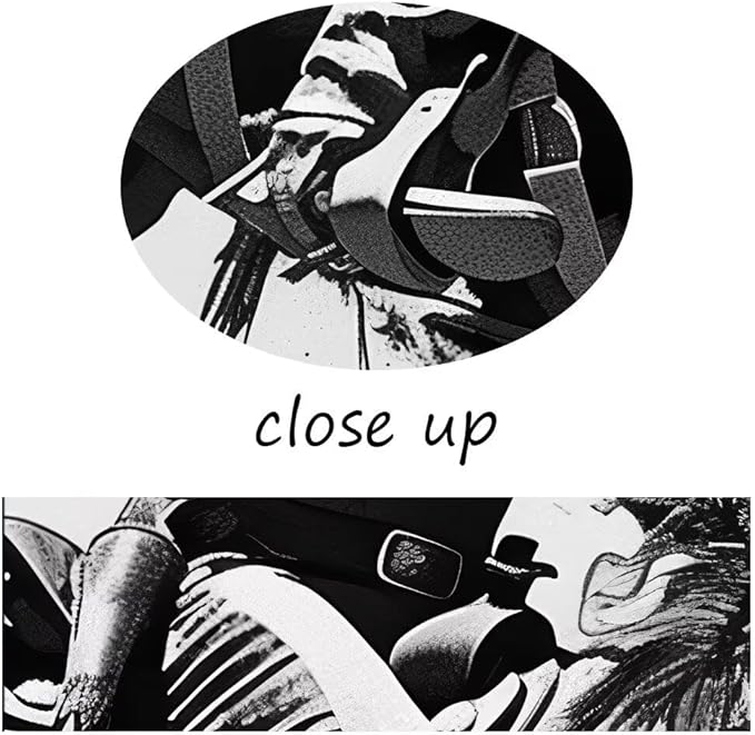 Black and White Western Cowboy Wall Art Pictures Southwestern Poster for Bedroom Living Room Office Home Decortion Prints Framed(12L" x 16W")