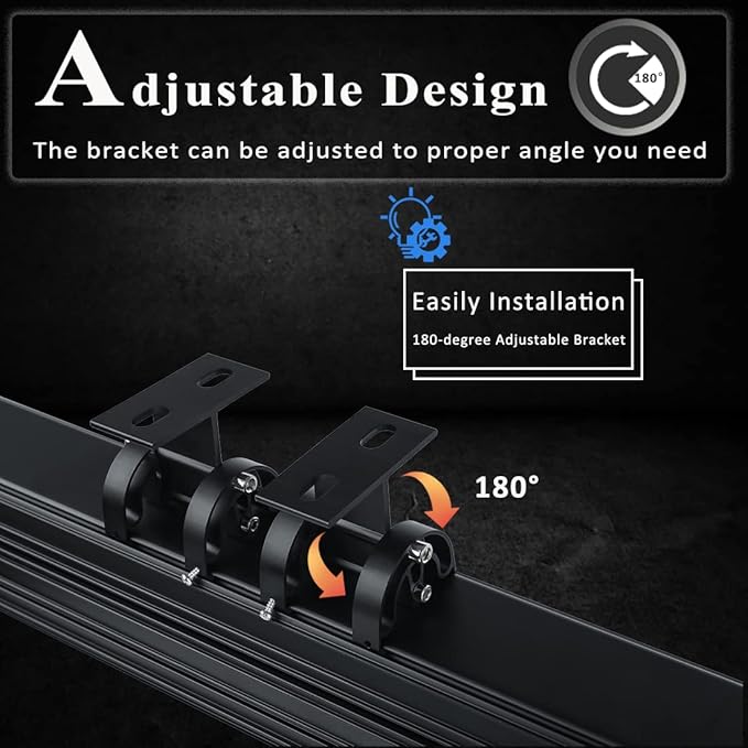 Wall Washer LED Lights,108W RGBW Color Changing LED Strip Lights with RF Remote,120V, 3.2ft/40 "Linear RGB LED Lights Bar for Outdoor/Indoor Lighting Projects Carnival Party Stage Bar Decor