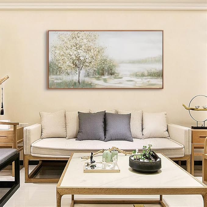 Canvas Wall Art Decor Large Framed Wall Art for Living Room Nature Botanical Wall Art Prints Canvas Art Wall Decor Artwork for Walls Bderoom Office Decor 24x48 Inch