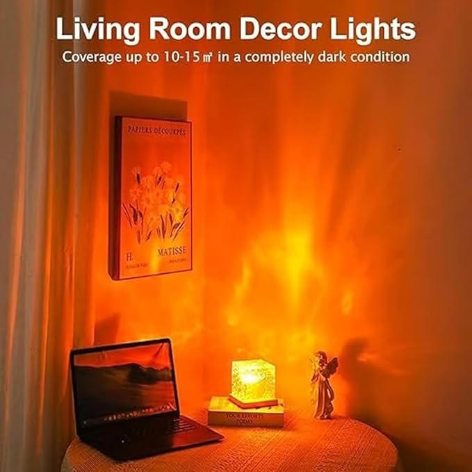 Aurora Dreamscape Projector, Aurora Lampe, for Bedrooms, Living Rooms, & Bathrooms, Light Cordless Rechargeable, 3/16 Colors 4 Modes Northern Lights Lamp with Touch, Remote (3 Colors,Plug-in)
