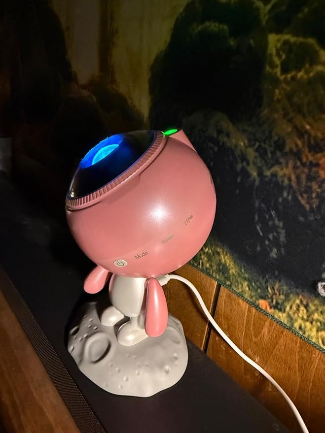 AIRIVO Galaxy Projector, Astronaut Star Projector for Bedroom,Nebula Projector Night Light with Bluetooth Speaker & Remote,Room Decor Gifts for Girls,Women,Pink Lovers,Christmas