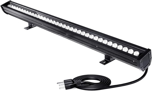 LED Wall Washer Light Bars Super Bright,54W 6000K Daylight White Outdoor LED Light Bar,IP67 Waterproof Heavy Duty Linear Strip Light for Landscape Church Ads Yard Building Lighting(6480 Lumen,40 Inch)