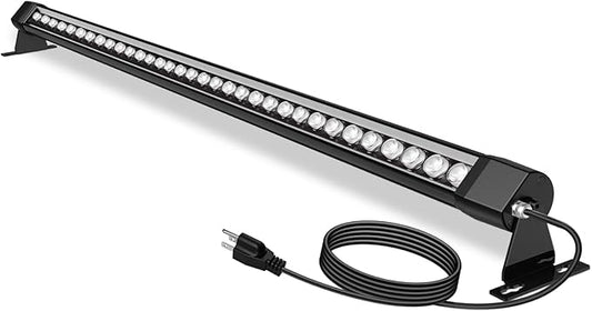 Outdoor Wall Washer Light, 4FT 72W 5000K Daylight White Led Wall Washer Light Bar, 120V Waterproof IP67 Outdoor LED Light Bar for Building Landscape Commercial Sign Lighting, Plug in, 1 Pack