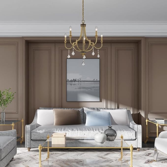 Livex Lighting 5 Lt Antique Brass Chandelier